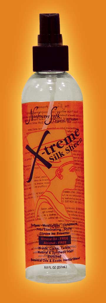 Black hair care product: X-Treme Silk Sheen